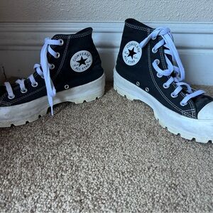 Converse High-Top Sneakers - Black and White